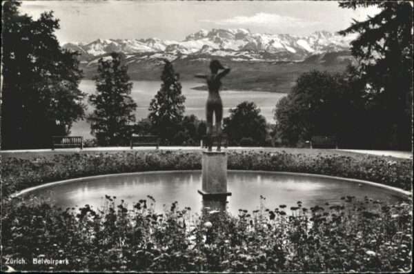 Zuerich elvoirpark Brunnen