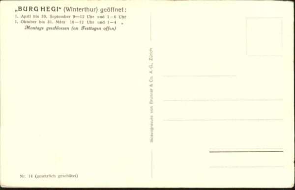 Winterthur Burg Hegi Rüstkammer – Bild 2