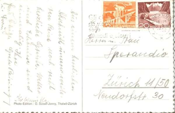 Locarno TI Locarno [Stempelabschlag] Gletscvh Fins – Bild 2