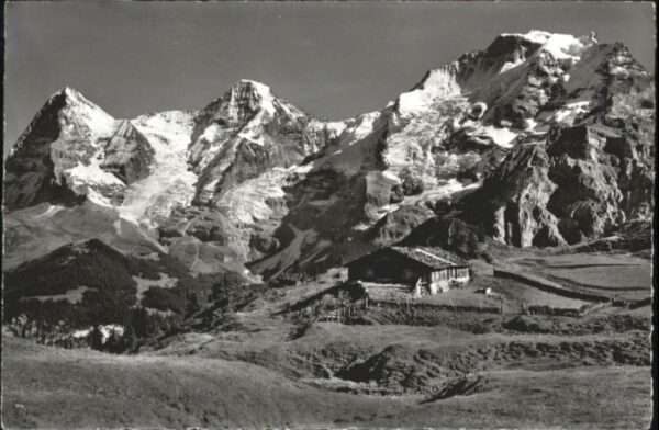 Eiger Grindelwald Eiger Alphütte Mönch Jungfrau *