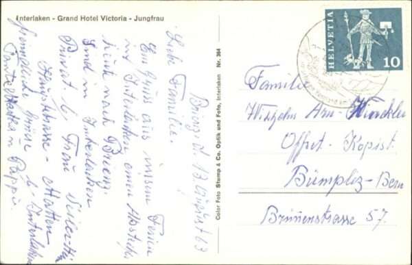 Interlaken BE Interlaken Grand Hotel Victoria Jungfra – Bild 2