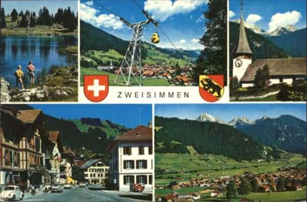 Zweisimmen Se Gondel Kirche