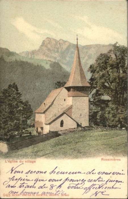 Nyon VD Nyon [Stempelabschlag] Rossinieres