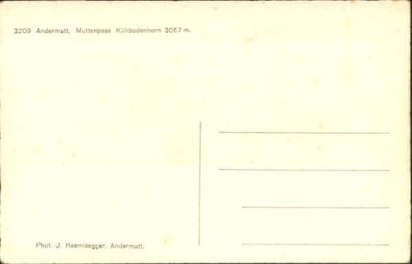Andermatt Muttenpass Kühbodenhorn – Bild 2