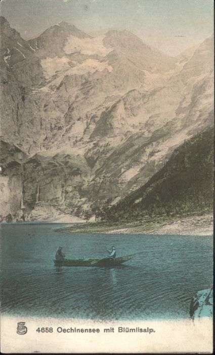 Oeschinensee Blümlisalp Schiff