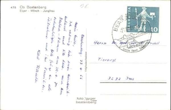 Beatenberg Eiger Mönch Jungfrau – Bild 2