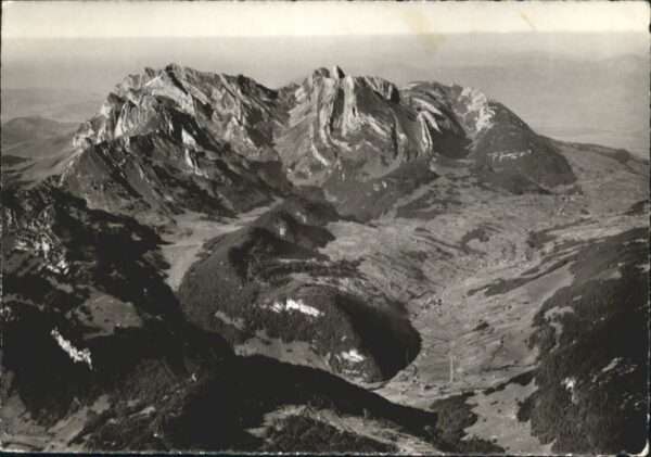 Saentis AR Säntis Fliegeraufnahme Schafberg Altman