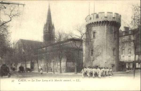 Caen Tour Leroy Marche Couvert Soldaten