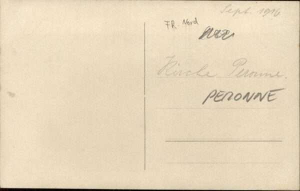 Peronne 80 Somme Peronne [handschriftlich] Zerstörung Ki – Bild 2