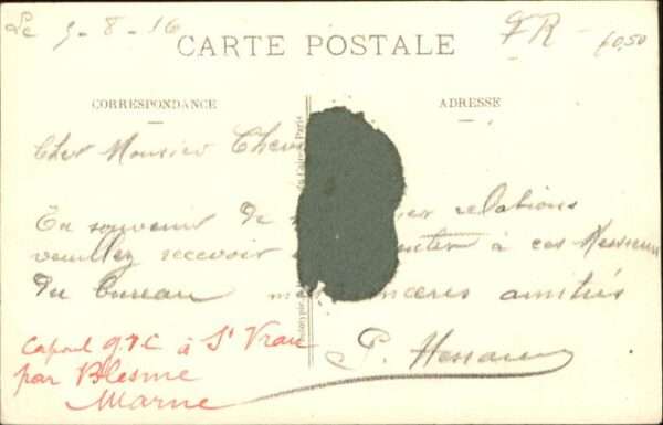 Clermont Argonne Meuse Guerre Zerstörung – Bild 2