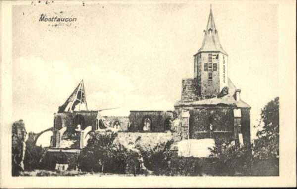 Montfaucon 55-d Argonne Montfaucon Zerstörung