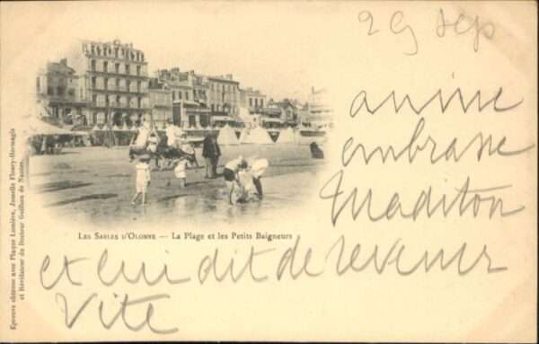Les Sables-d Olonne Plage Petit Baigneurs