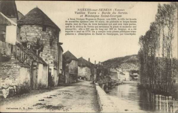 Noyers-sur-Serein Tours Bord Serein Montagne Saint-George
