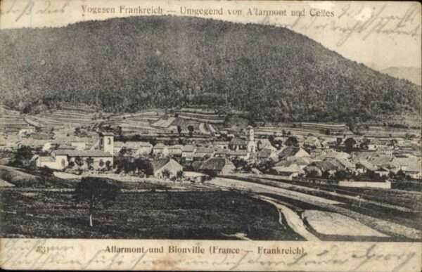 Allarmont Bionville Celles Vogesen