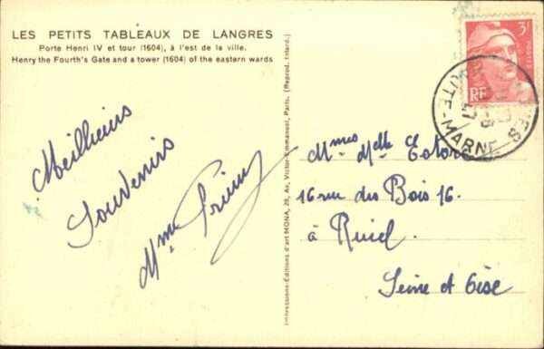 Langres Porte Henri IV Tour – Bild 2