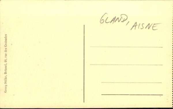 Gland [handschriftlich] Kirche Aisne – Bild 2