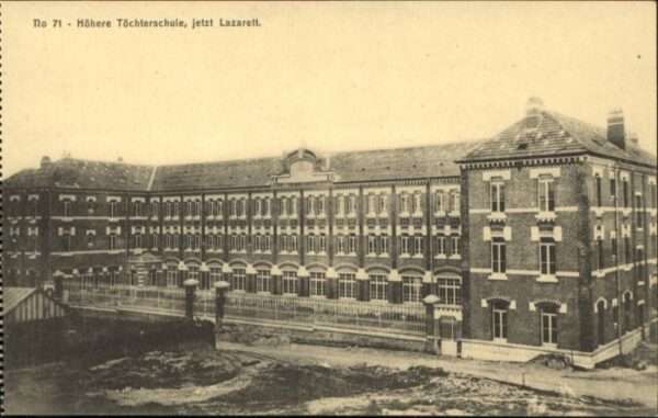 Gland [handschriftlich] Schule Lazarett Aisne