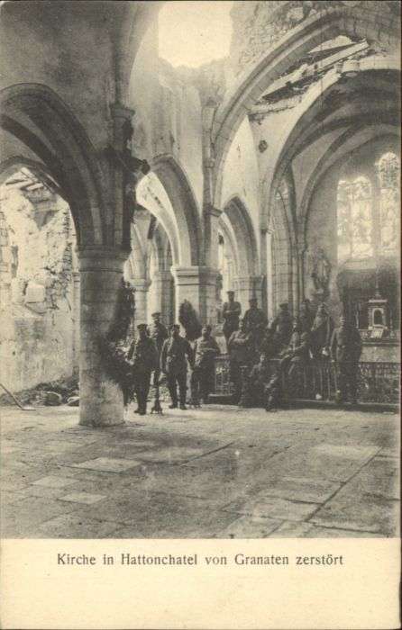 Hattonchatel Kirche Zerstörung