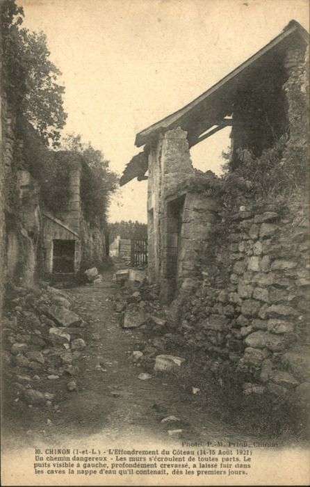 Chinon Zerstörung