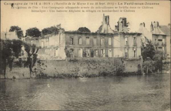 Campagne Ferte-sous-Jouarre Chateau l'Ile Zerstö