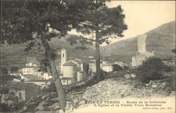 La Turbie Eglise Vieille Tour Romaine