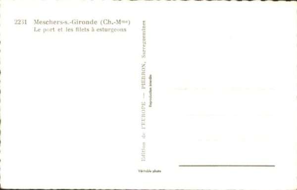 Meschers-sur-Gironde Port Filets Esturgeons – Bild 2