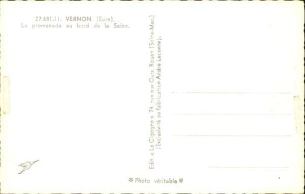 Vernon Eure Promenade Bord Seine – Bild 2