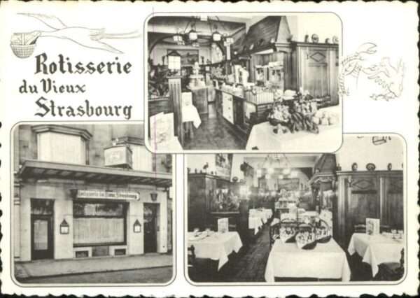 Bruxelles Bruessel Rotisserie du Vieux Strasbourg Storch