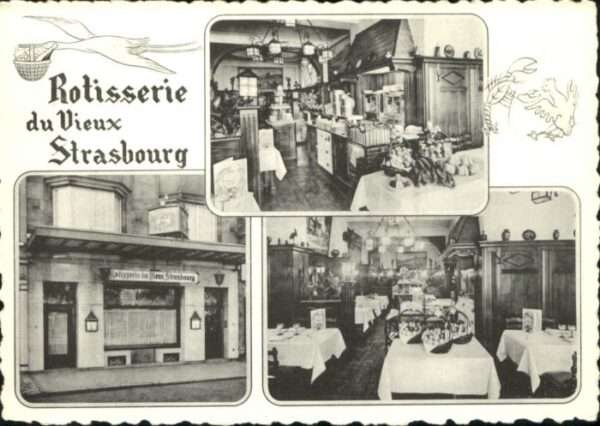 Bruxelles Bruessel Rotisserie du Vieux Strasbourg Storch