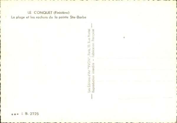 Le Conquet Finistere Plage Rochers Pointe Ste. Bar – Bild 2