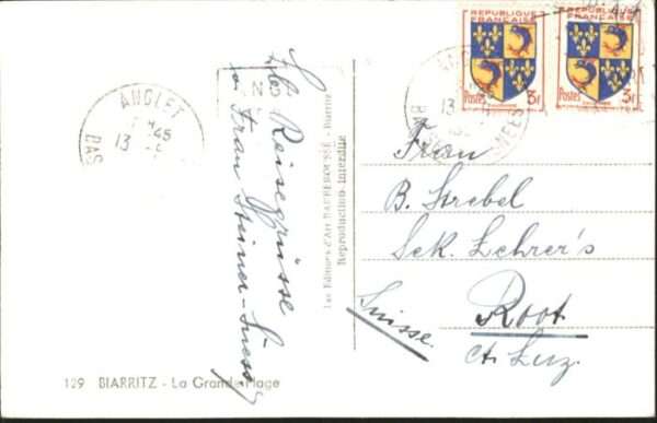 Biarritz Pyrenees Atlantiques Biarritz Strand – Bild 2