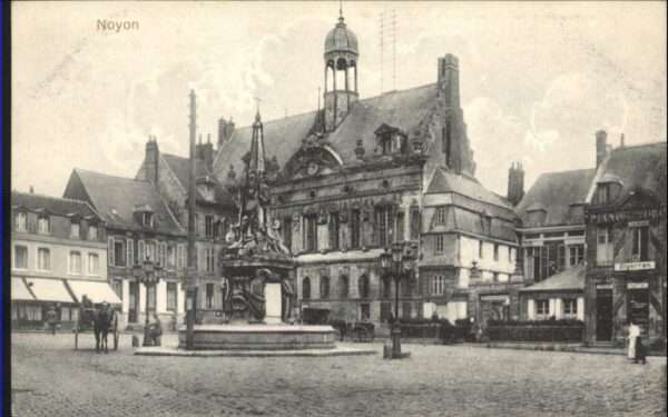 Noyon Kutsche Brunnen