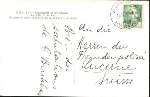Saint-Gingolph Fliegeraufnahme – Bild 2