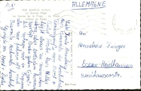 Biarritz Pyrenees Atlantiques Biarritz Strand – Bild 2