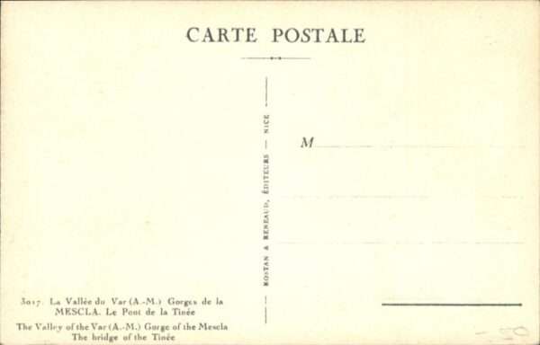 Utelle Gorges de la Mescla Vallee du Var Pont – Bild 2