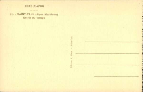 Saint-Paul Alpes-Maritimes Saint-Paul Hund – Bild 2