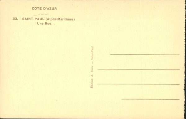 Saint-Paul Alpes-Maritimes Saint-Paul Une Rue – Bild 2