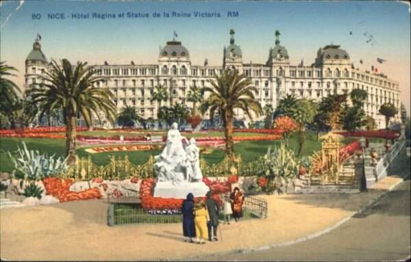 Nice Alpes Maritimes Nice Hotel Regina Statue de la Reine Vi