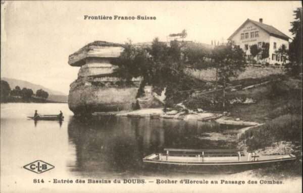 Doubs Schiff Frontiere Franco Suisse
