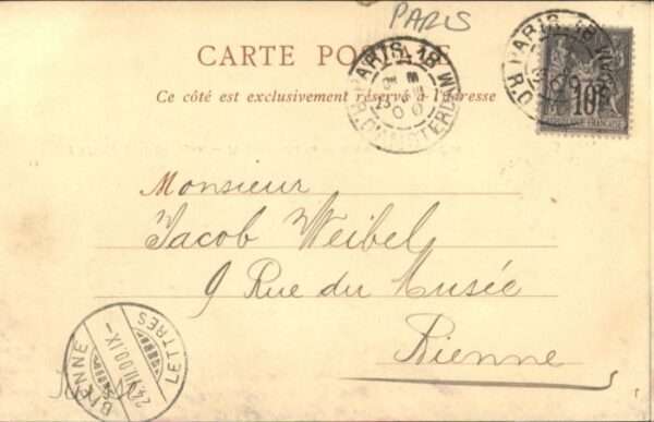 Paris Schiff Brücke [Handschriftlich] – Bild 2