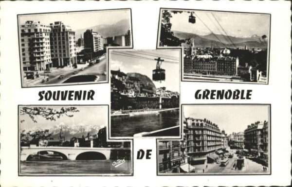 Grenoble Brücke Seilbahn