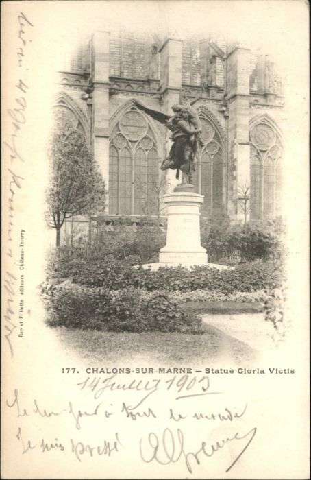 Chalons Statue Gloria Victis