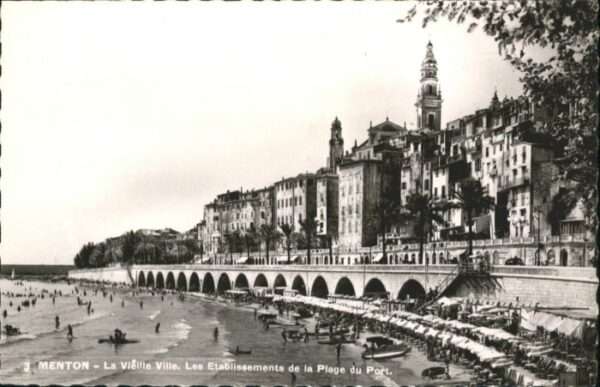 Menton Alpes Maritimes Menton Strand