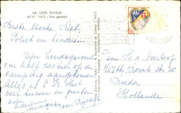 Nice Alpes Maritimes Nice Frau Tracht – Bild 2