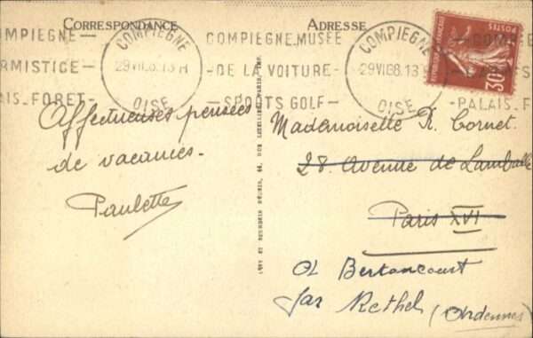 Compiegne Le Parc et le Banc de Napoleon – Bild 2