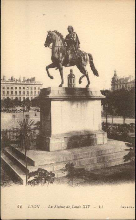 Lyon France Lyon Statue