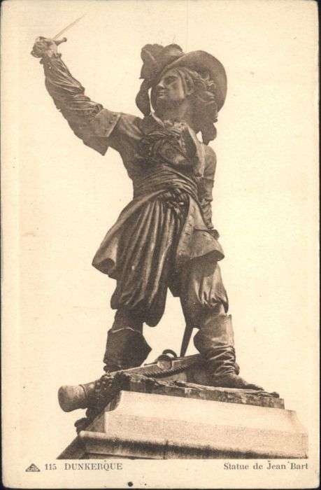 Duenkirchen Dunkerque Dunkerque Statue Jean Bart
