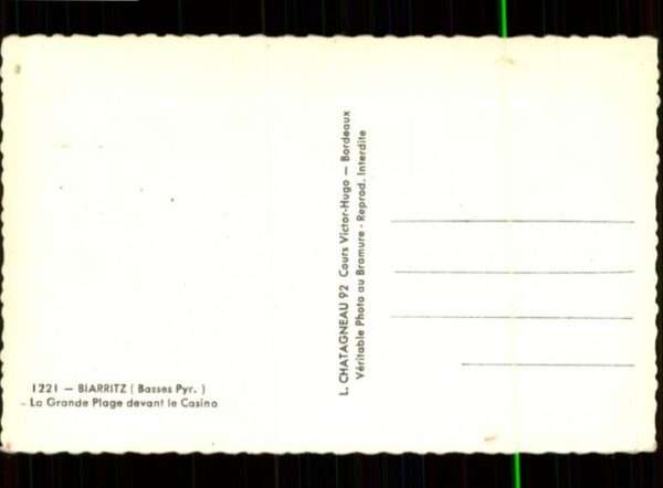 Biarritz Pyrenees Atlantiques Biarritz Kasino Strand – Bild 2