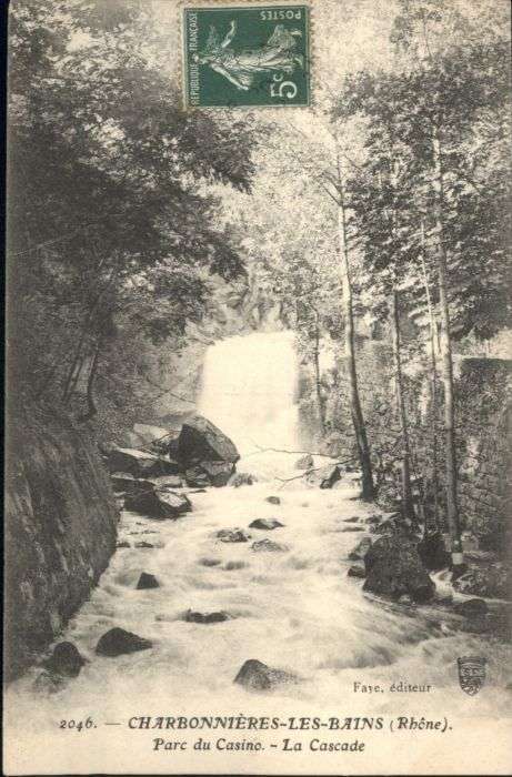 Charbonnieres-les-Bains Wasserfall