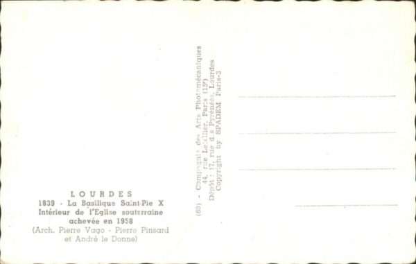 Lourdes Hautes Pyrenees Lourdes Basilika St Pie – Bild 2